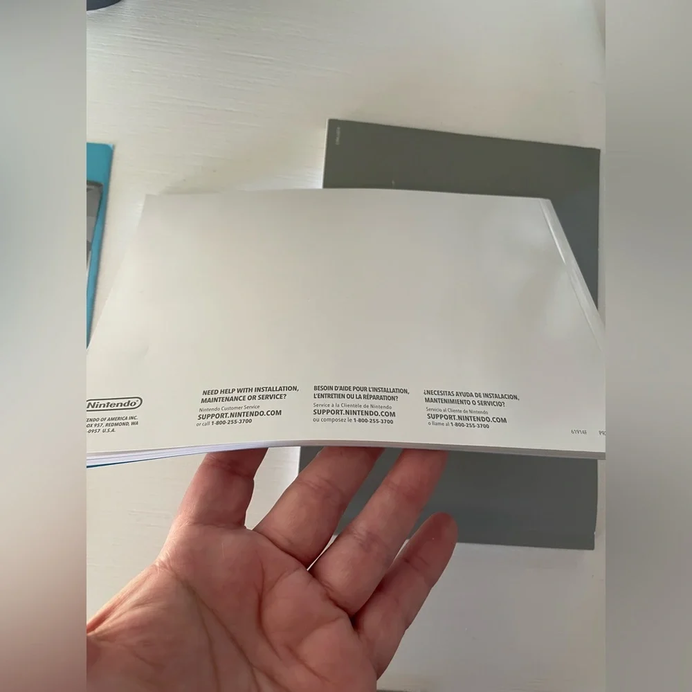 Nintendo Wii System Operations Manual Set-up Inserts Complete Original
